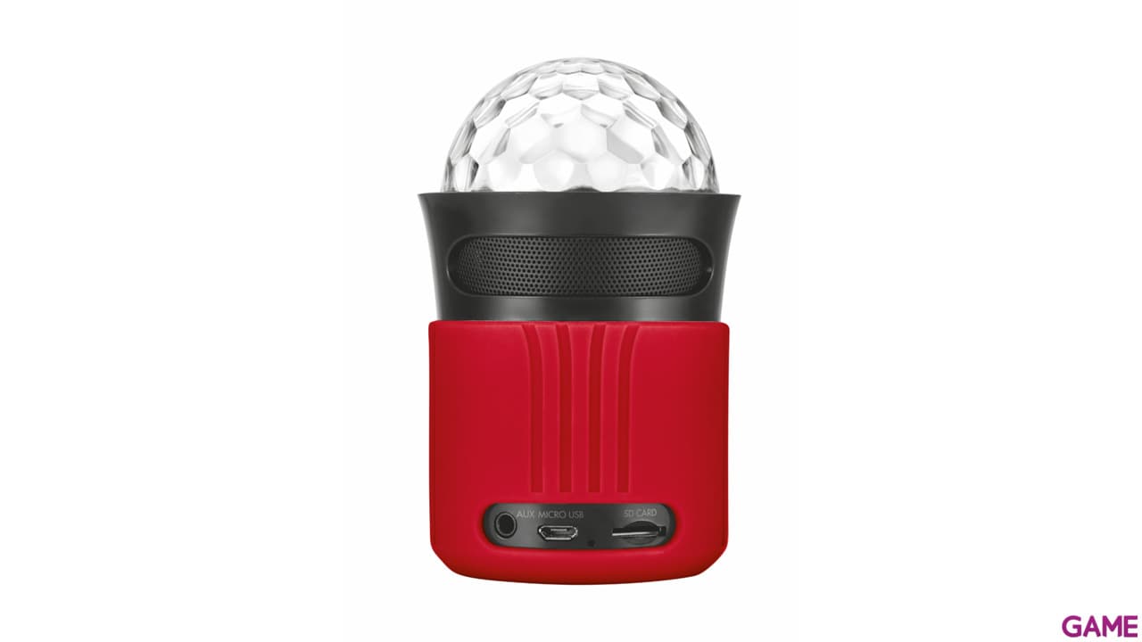 Trust Dixxo Rojo Bluetooth Rojo con Luces - Altavoz