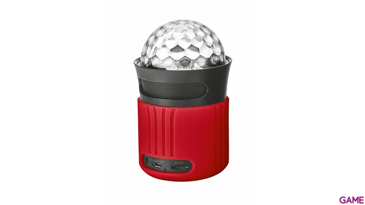 Trust Dixxo Rojo Bluetooth Rojo con Luces - Altavoz