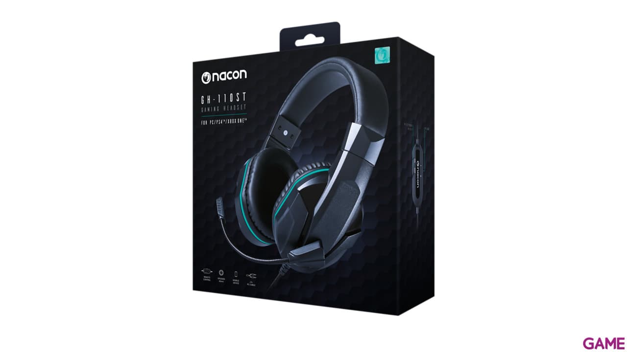 Nacon GH-110 PC/PS4/XONE - Auriculares Gaming