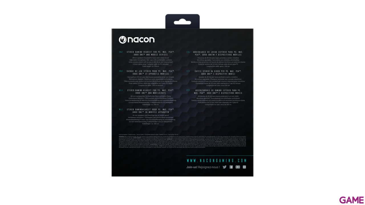 Nacon GH-110 PC/PS4/XONE - Auriculares Gaming