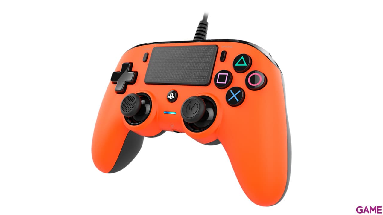 Mando Nacon Con Cable Naranja - Licencia Oficial Sony