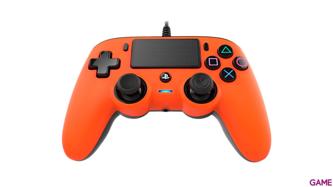 Mando Nacon Con Cable Naranja - Licencia Oficial Sony
