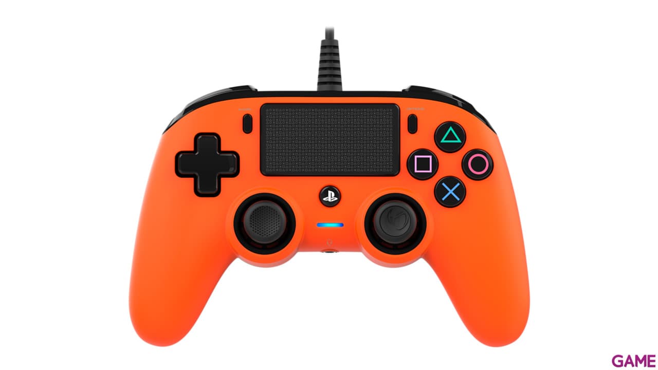 Mando Nacon Con Cable Naranja - Licencia Oficial Sony