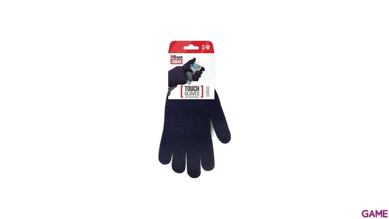 Guantes azules Trust Sensus TouchScreen talla S/M