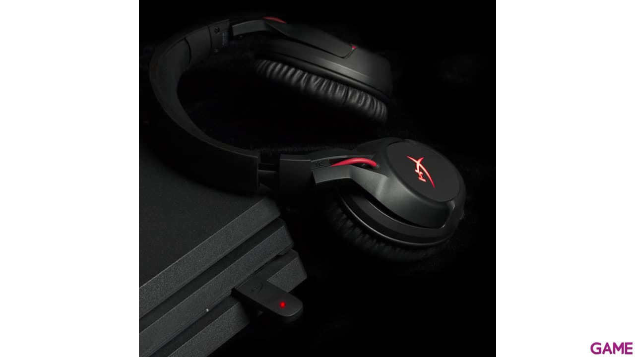 HyperX Cloud Flight Wireless LED Rojo PC - PS4 - PS5 - Auriculares Gaming