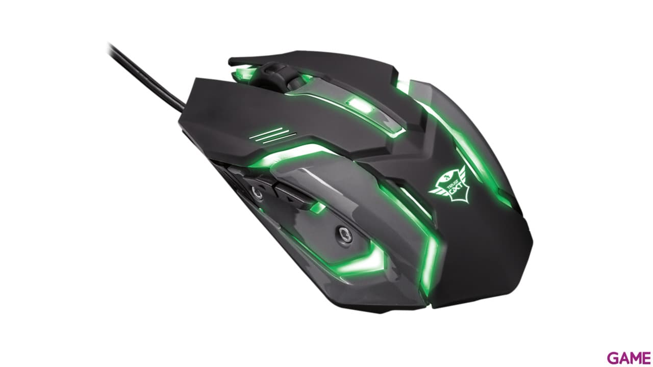 Trust GXT 845 Tural Teclado + Ratón LED Multicolor 2in1 - Pack Perifericos