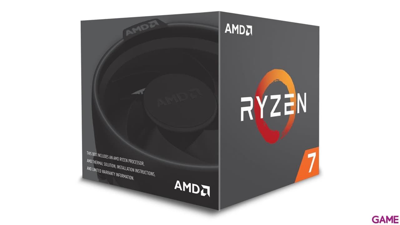 AMD Ryzen 7 2700X 3.7Ghz 8-Core AM4  - Microprocesador