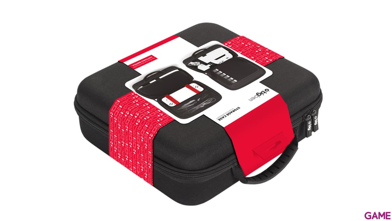 Funda Maletín Semirrígida Negra para Nintendo Switch y Accesorios