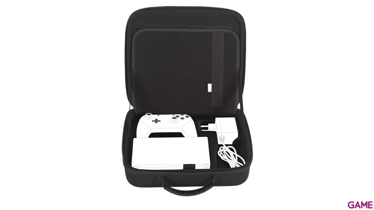 Funda Maletín Semirrígida Negra para Nintendo Switch y Accesorios