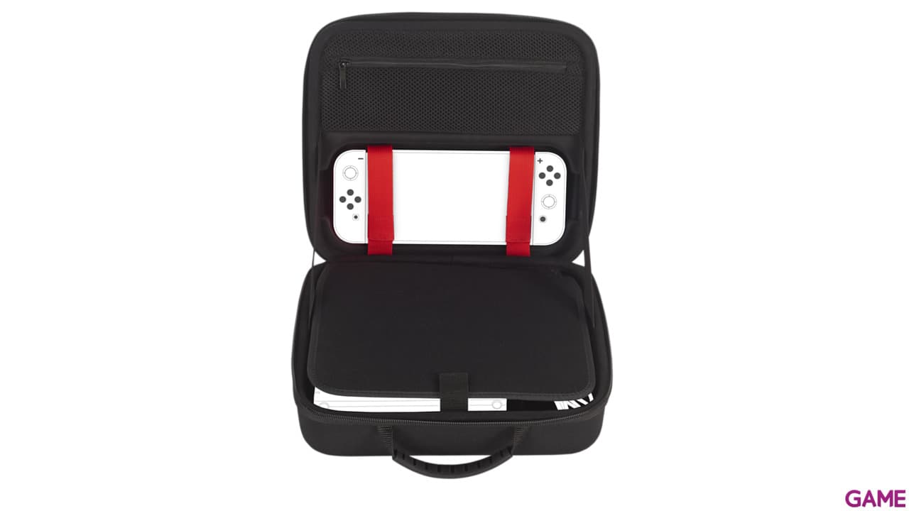 Funda Maletín Semirrígida Negra para Nintendo Switch y Accesorios