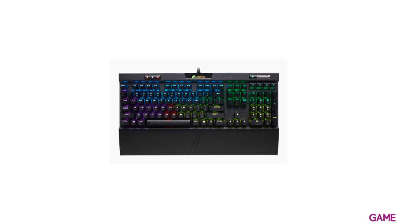 CORSAIR K70 RGB MK.2 Mecánico Cherry MX Red Spanish Layout - Teclado Gaming