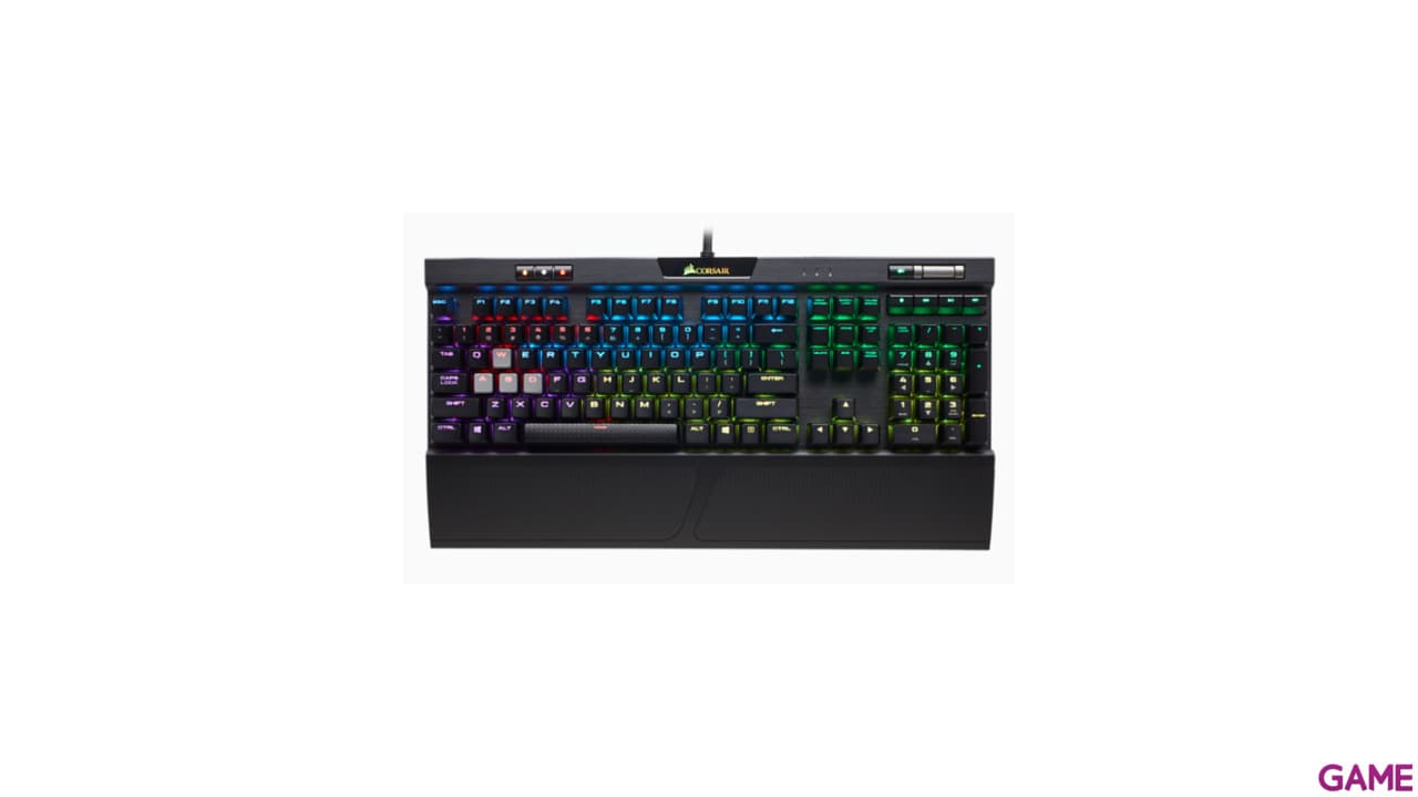 CORSAIR K70 RGB MK.2 Mecánico Cherry MX Red Spanish Layout - Teclado Gaming