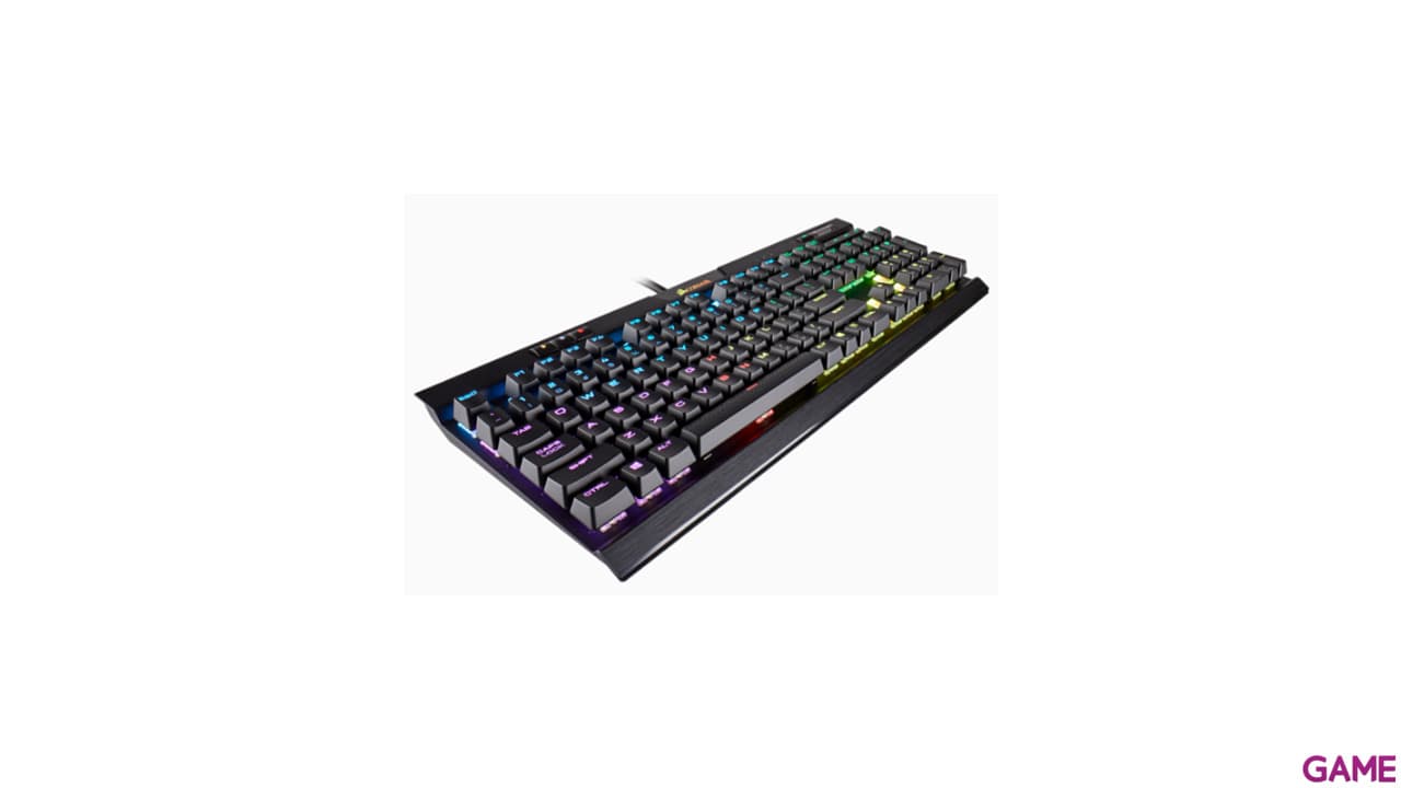 CORSAIR K70 RGB MK.2 Mecánico Cherry MX Red Spanish Layout - Teclado Gaming