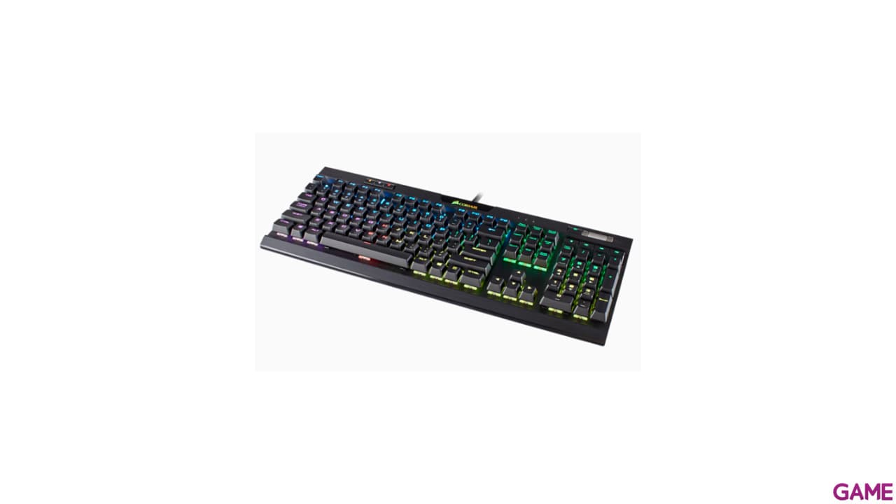 CORSAIR K70 RGB MK.2 Mecánico Cherry MX Red Spanish Layout - Teclado Gaming