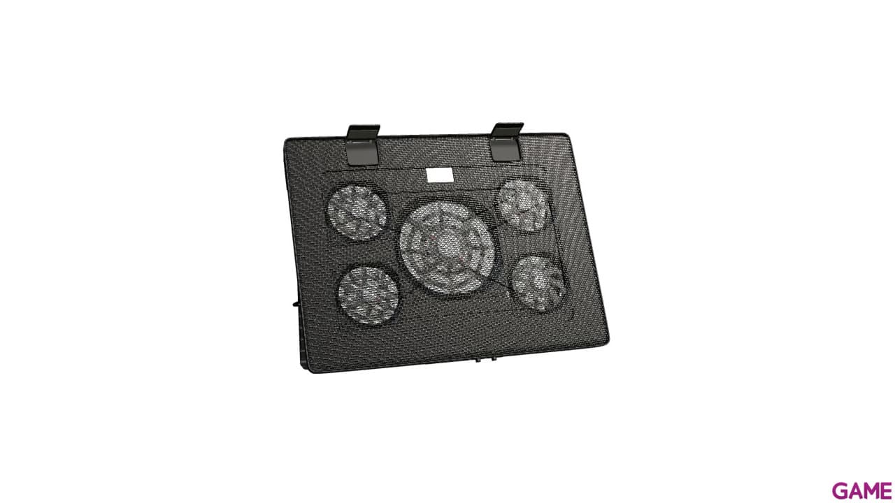 Mars Gaming MNBC2 UA5 5 X5 Fan Airflow Technology Led Rojo - Base Refrigeradora