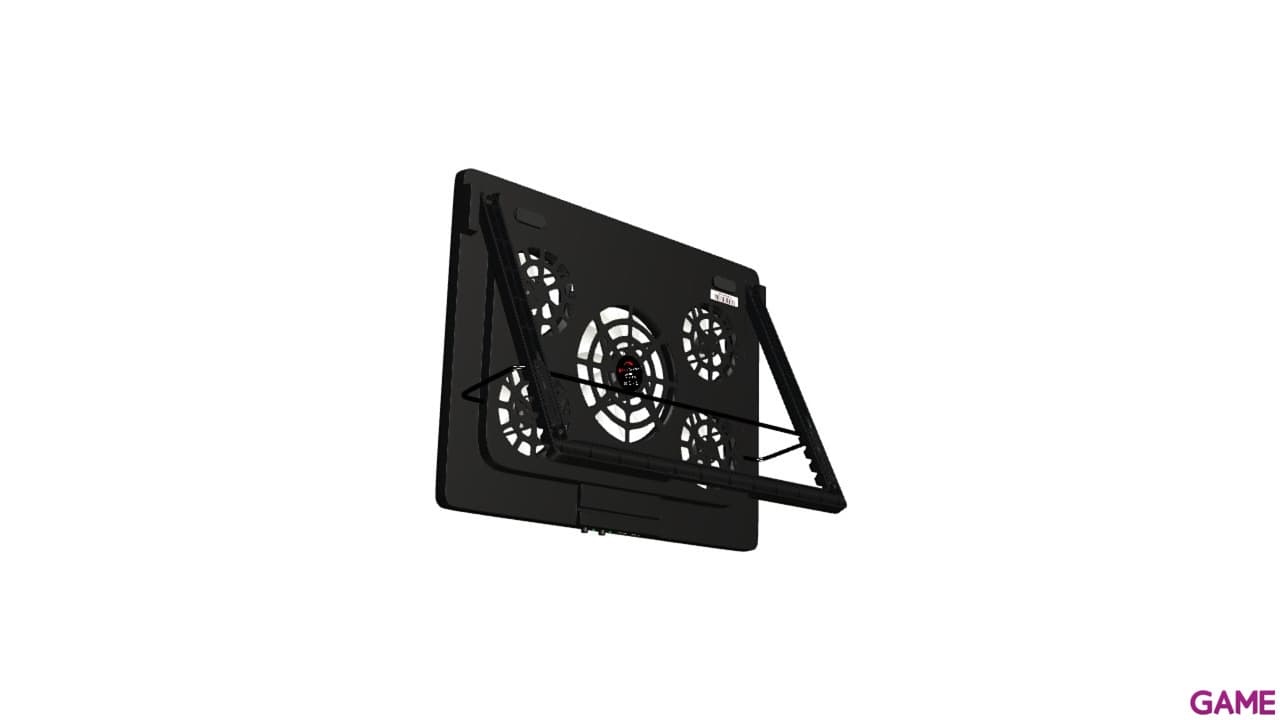Mars Gaming MNBC2 UA5 5 X5 Fan Airflow Technology Led Rojo - Base Refrigeradora
