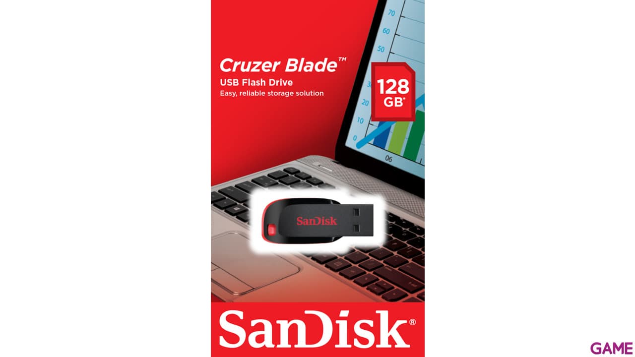 Sandisk Cruzer Blade 128GB - Pendrive