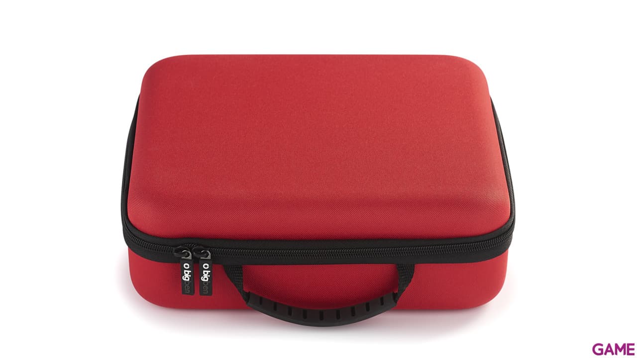 Funda Maletín Semirrígida Roja para Nintendo Switch y Accesorios