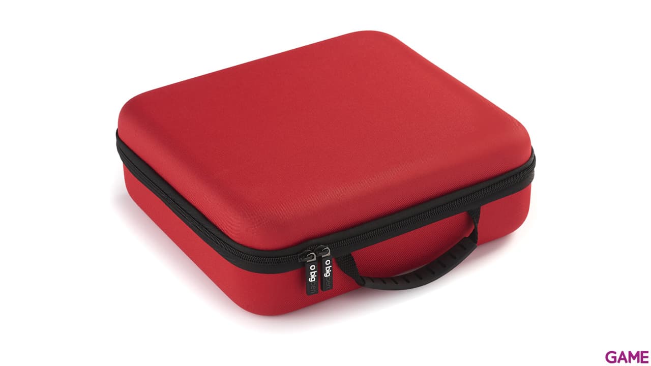 Funda Maletín Semirrígida Roja para Nintendo Switch y Accesorios