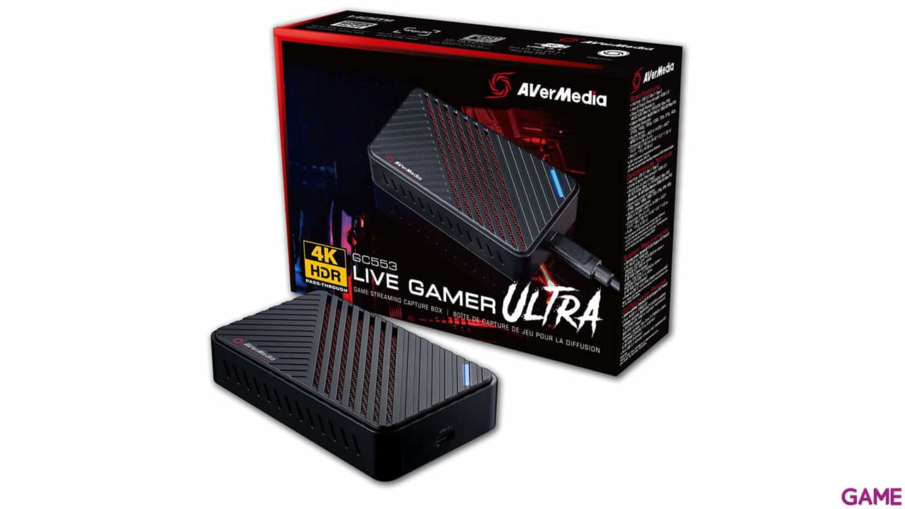 AVerMedia Live Gamer Ultra 4K 2160p-30fps - Capturadora Gaming