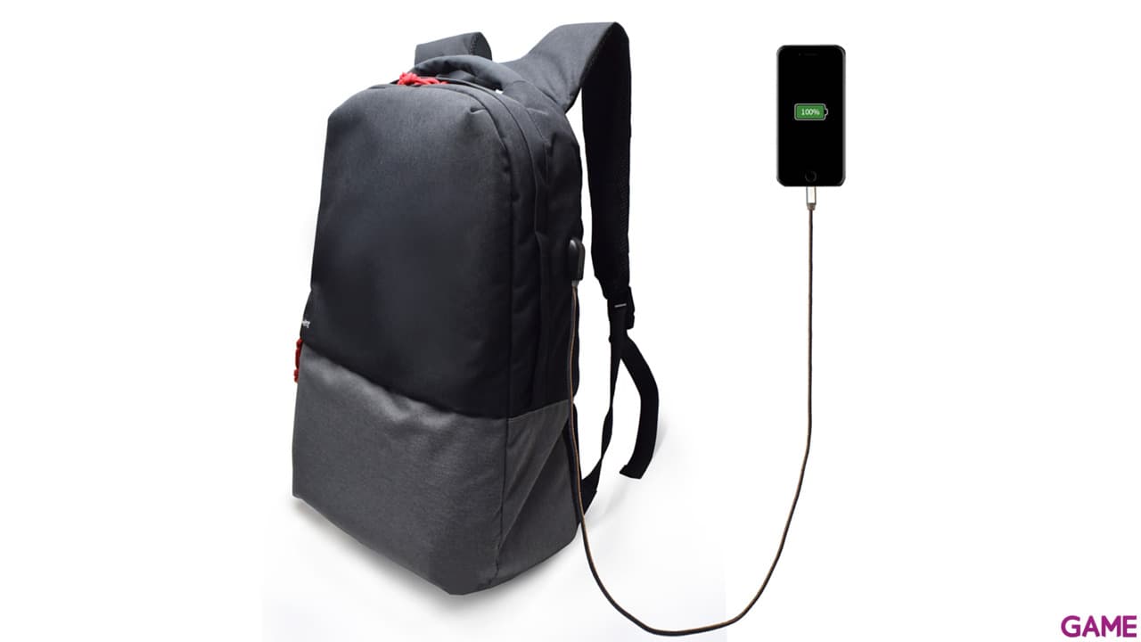 Ewent Urban-EW2529 - 17" Con USB - Mochila