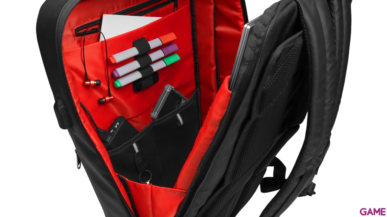 MARS GAMING MB2  17´´ Antirrobo USB - Mochila Gaming