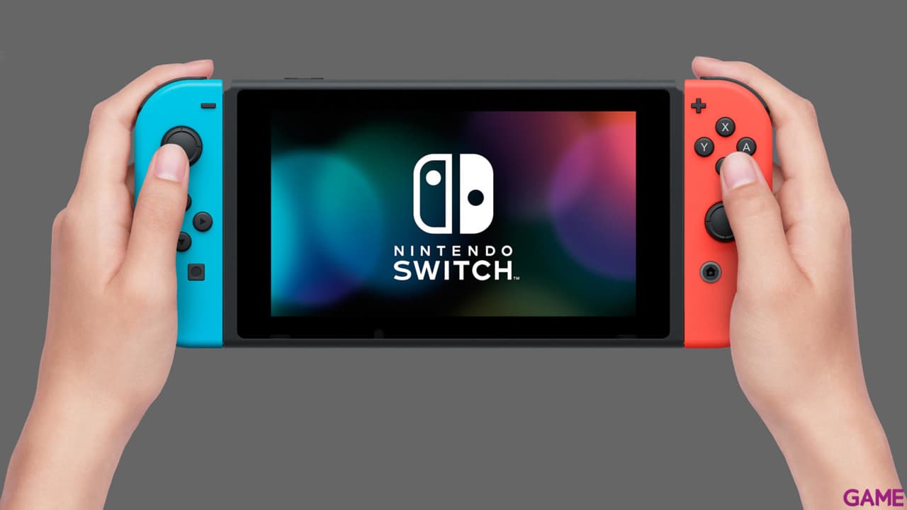 Nintendo Switch Azul Neon Rojo Neon