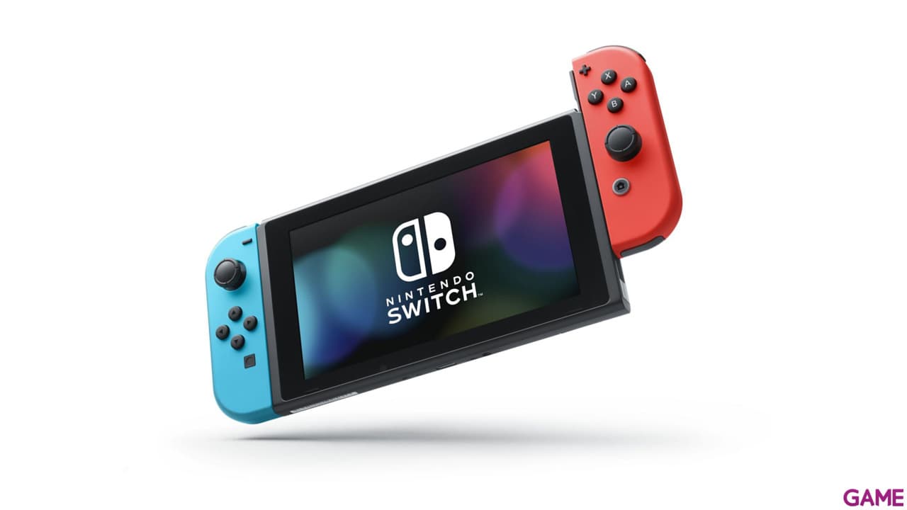 Nintendo Switch Azul Neon Rojo Neon