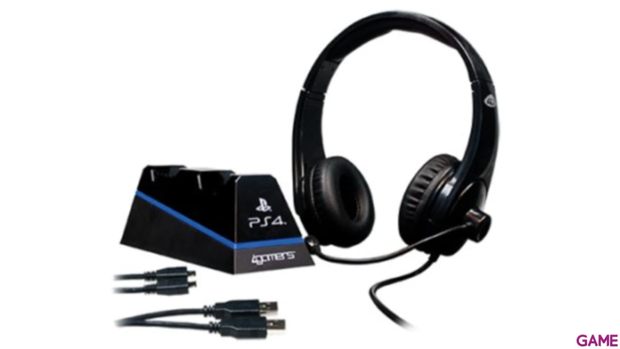Auriculares 4Gamers Starter Kit -Licencia Oficial Sony-