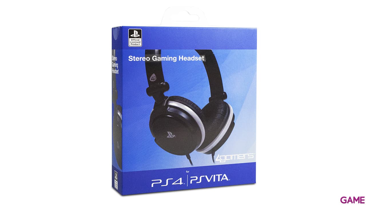 Auriculares 4Gamers Pro 4-10 Negros -Licencia Oficial-