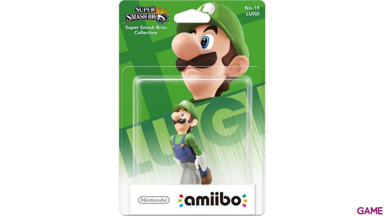 Figura amiibo Smash Luigi