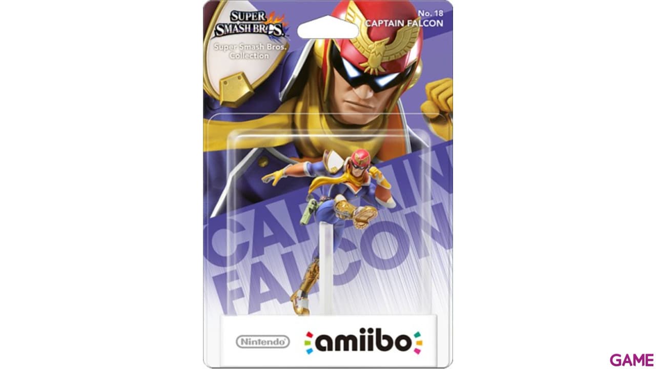 Figura amiibo Smash Capitán Falcon