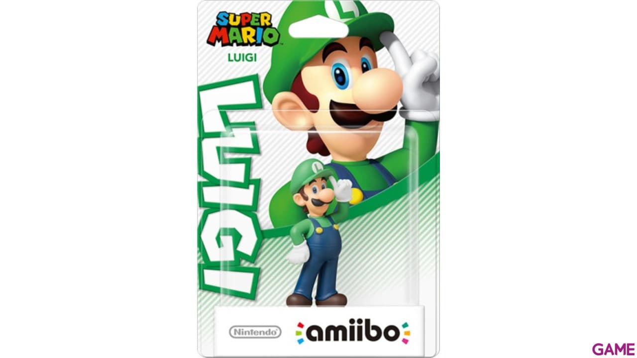 Figura amiibo Luigi - Coleccion Super Mario