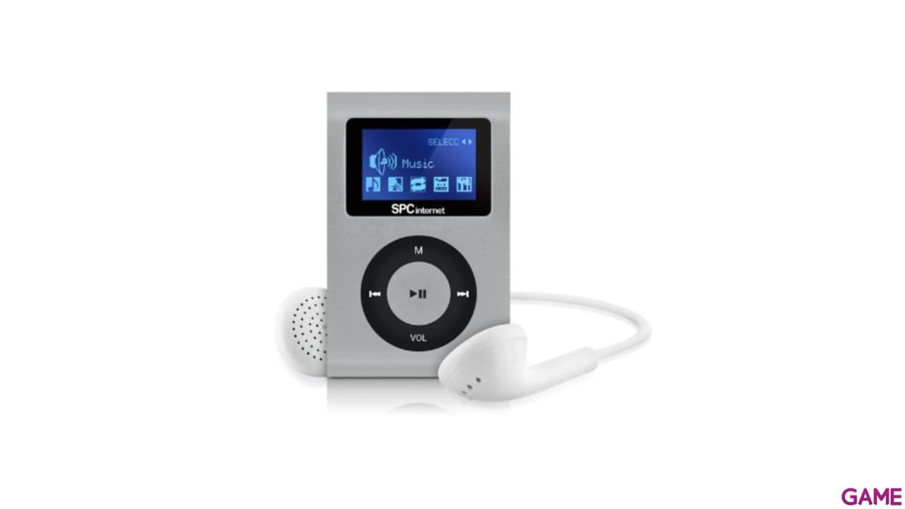 Reproductor MP3 SPC Sport Clip Plata