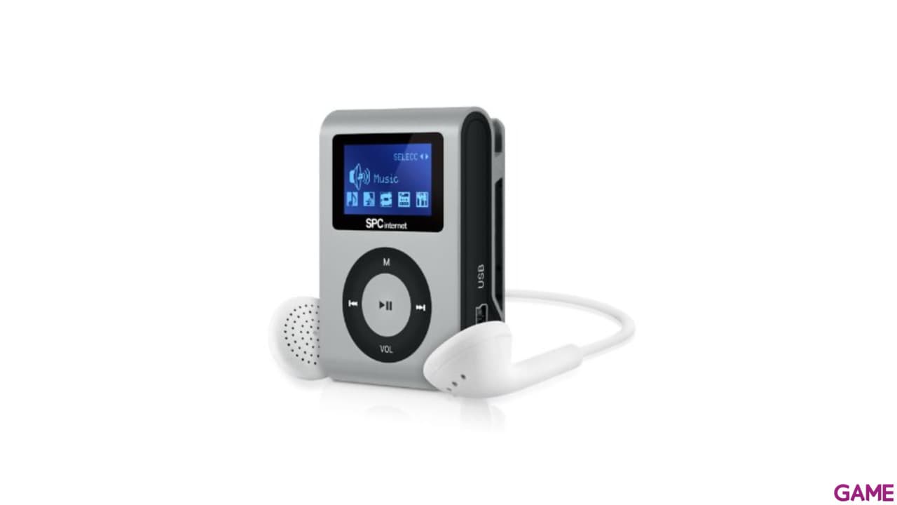 Reproductor MP3 SPC Sport Clip Plata