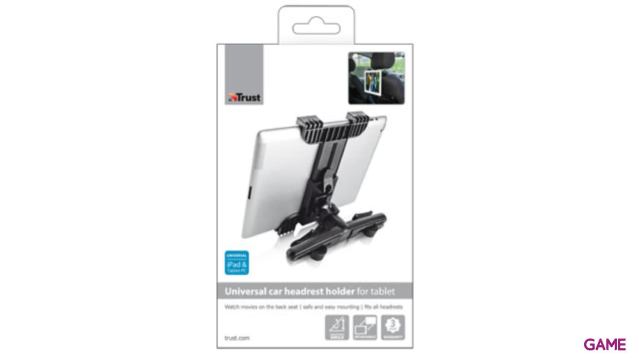 Soporte Universal de Coche Trust para Tablets 7"-11"