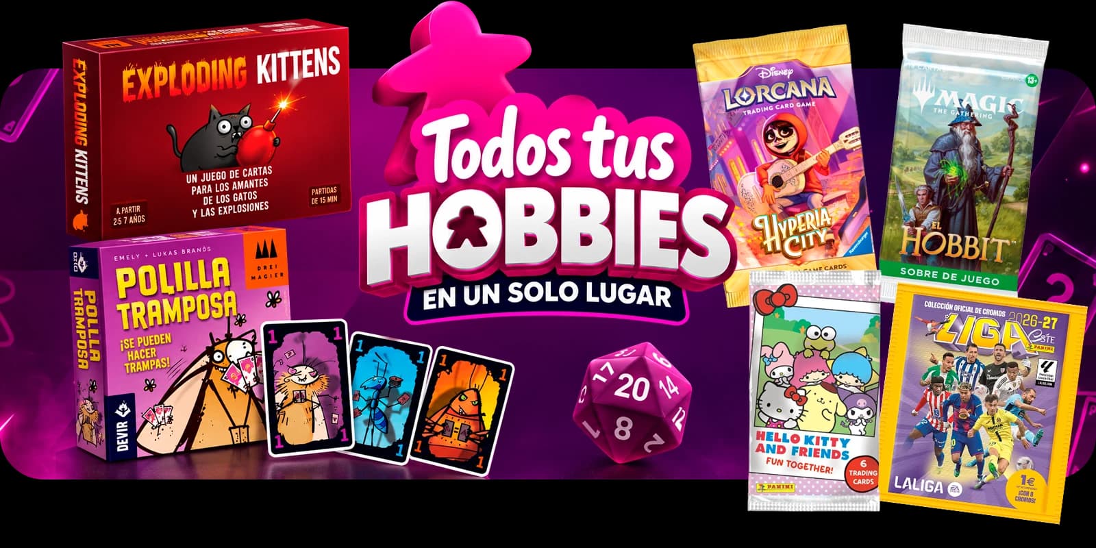 Juegos de Mesa, TCG y Coleccionables