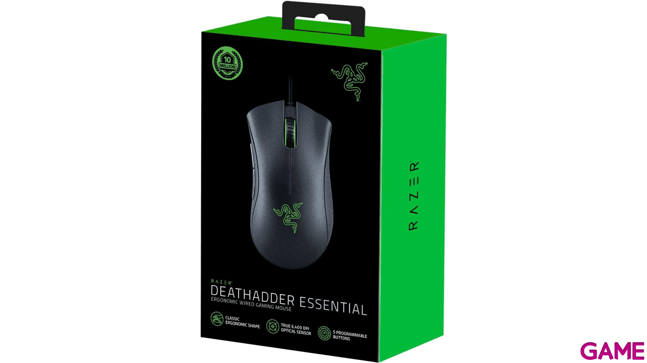 Razer Deathadder Essential Negro - Raton Gaming