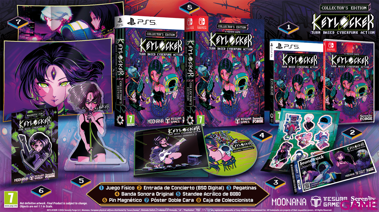 Keylocker Turn Based Cyberpunk Action Collector´s Edition PS5