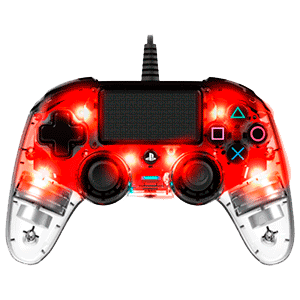 Mando Nacon Con Cable y Luz Rojo - Licencia Oficial Sony