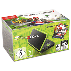 New Nintendo 2DS XL Verde Lima + Mario Kart 7 Preinstalado