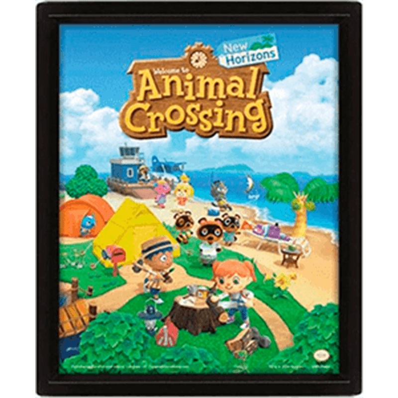 Cuadro 3D Animal Crossing: New Horizons