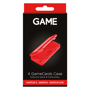 GAME GM645 Caja para 4 Juegos Nintendo Switch o Switch 2