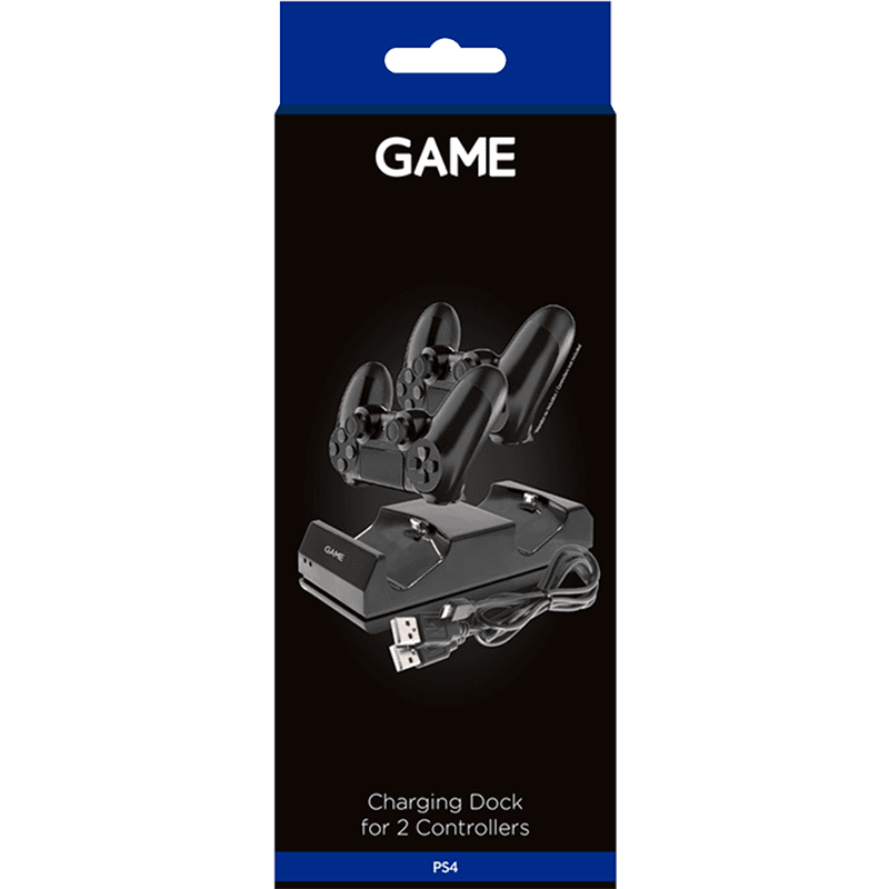 GAME GM720 Cargador Dual para Mandos DualShock4