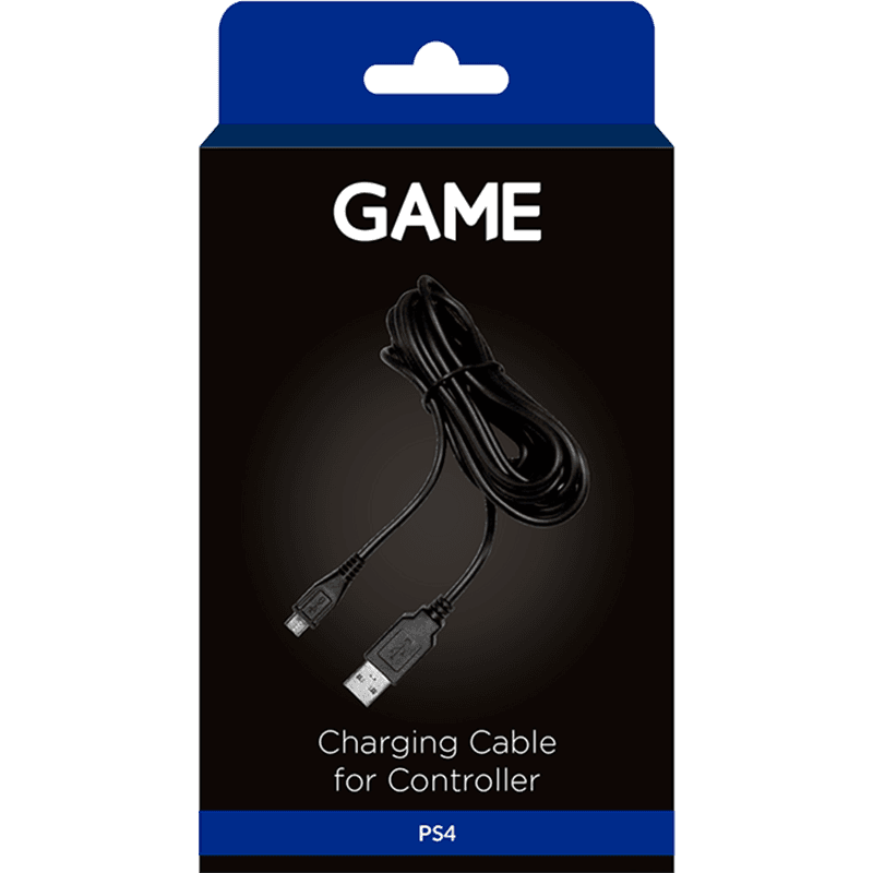 GAME GM744 Cable Carga MicroUSB para 1 Mando DualShock4