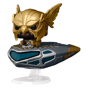Figura Pop Black Adam Ride: Hawkman in cruiser