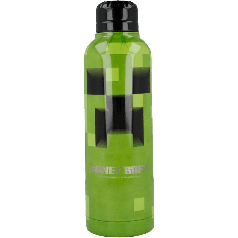 Botella termo de acero inoxidable Minecraft de 515 ml