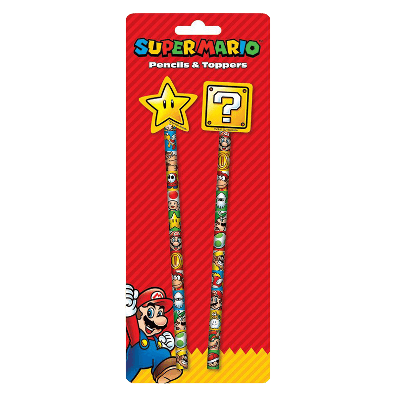 Pack Lapiceros Super Mario Bloque