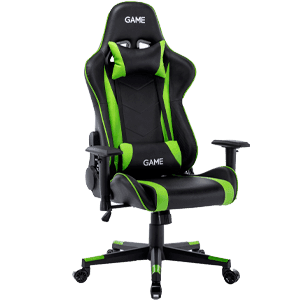 GAME Racing Pro GT320 Negro-Verde - Silla Gaming