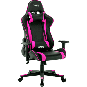 GAME Racing Pro GT320 Negro-Rosa - Silla Gaming